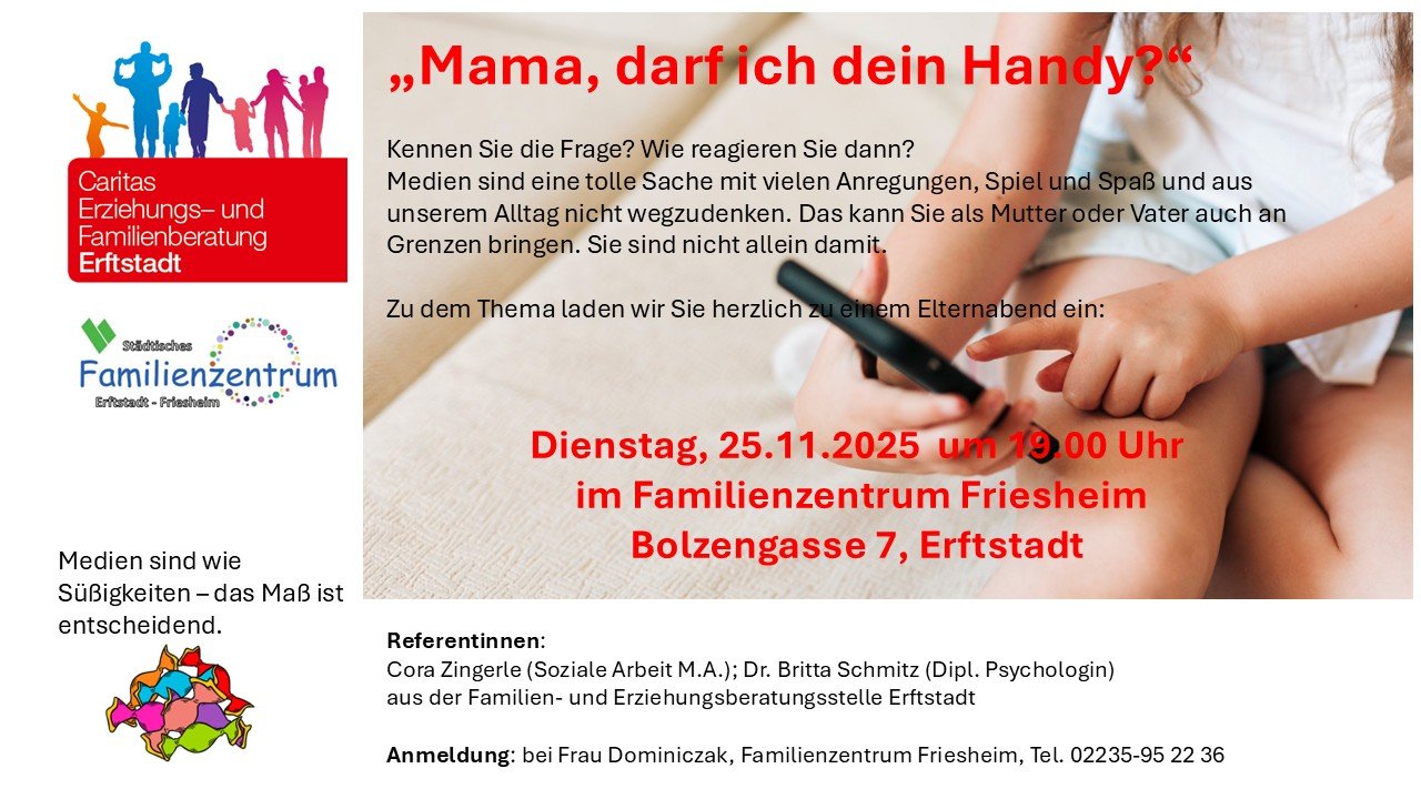 01Ankündigung Elternabend FZ Friesheim 2025 (c) Caritas Rhein-Erft