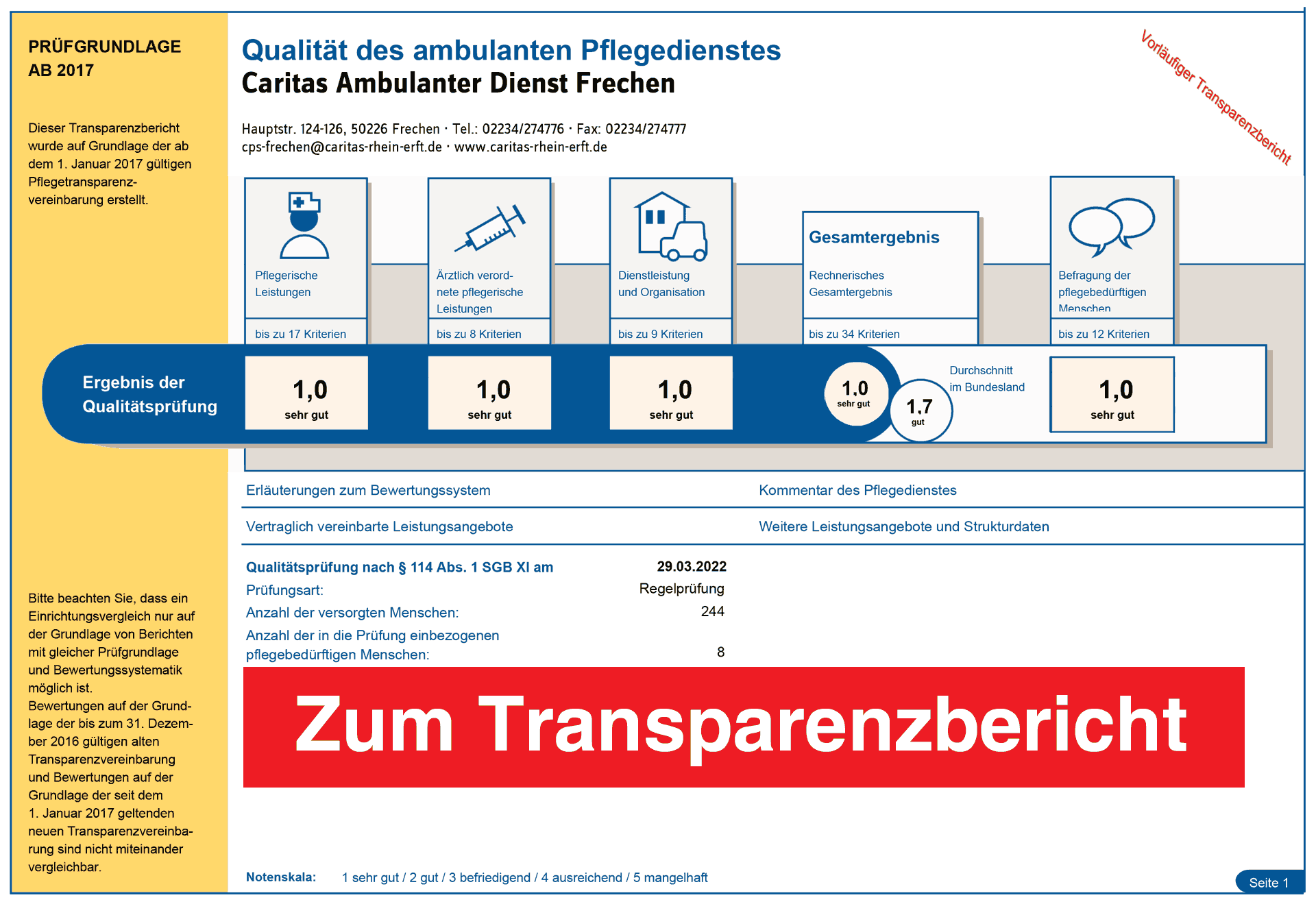 220426_Frechen_Vorschau_Transparenzberichte (c) Caritas Rhein-Erft