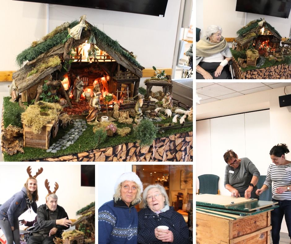 241127_Aufstellen_Krippe_Baum_Anna-Haus (c) Caritas Rhein-Erft