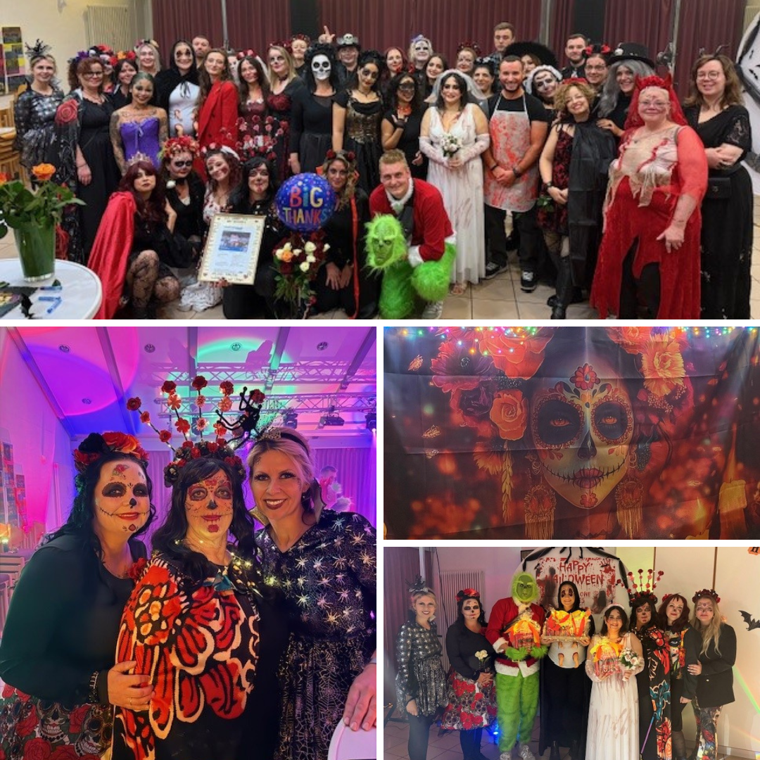 Halloweenparty Mitarbeiter (c) Caritas Rhein-Erft