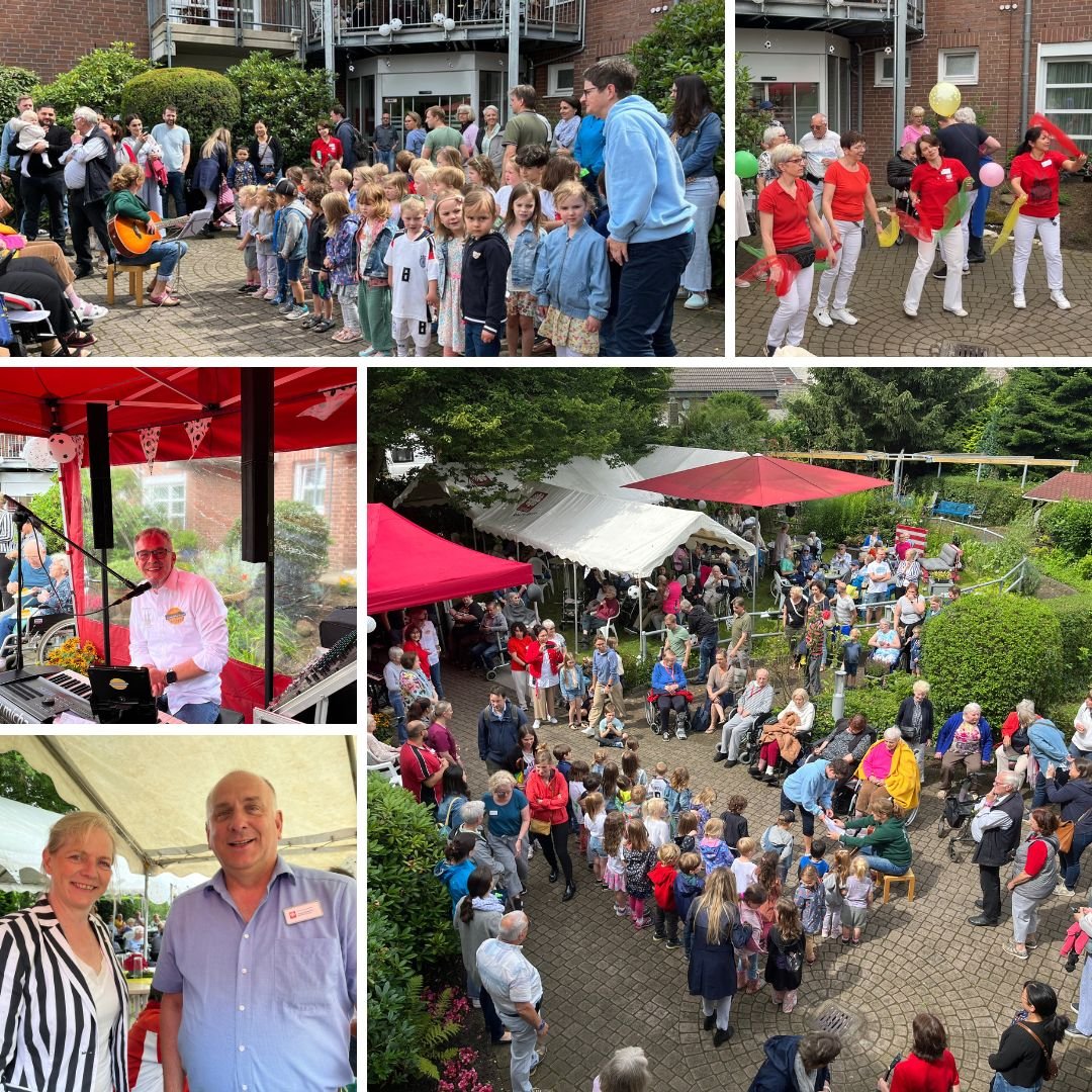 240709_Collage_Sommerfest_SZPulheim (c) Caritas Rhein-Erft