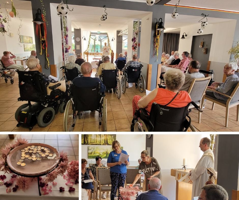 240710_Collage_Gedenkgottesdienst_Sebastianusstift (c) Caritas Rhein-Erft