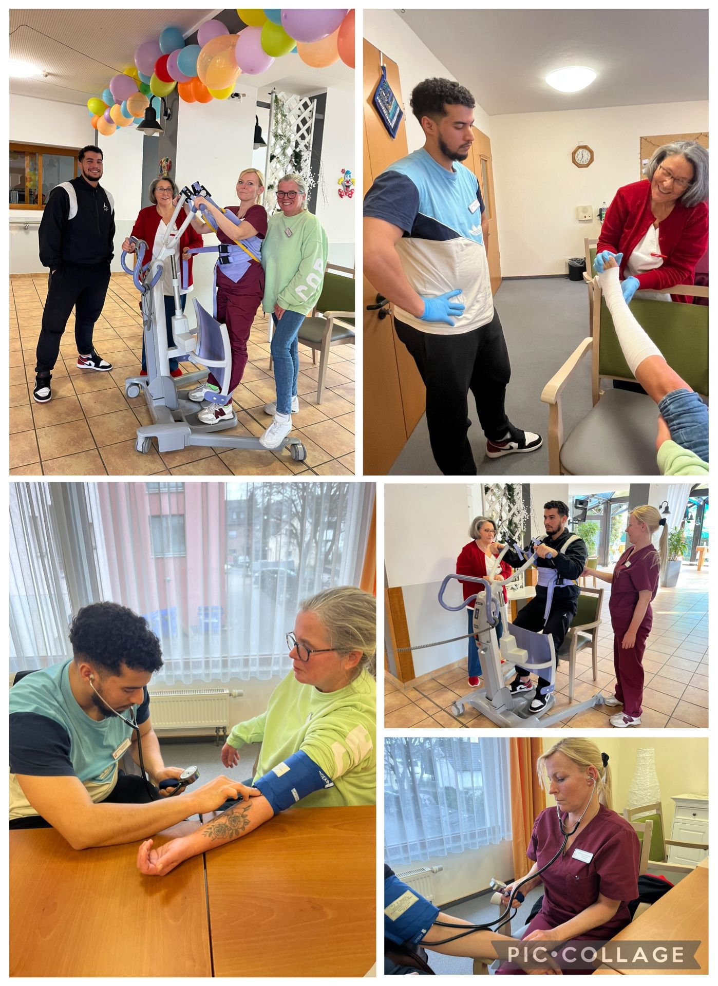 Posting Azubis (c) Caritas Rhein-Erft